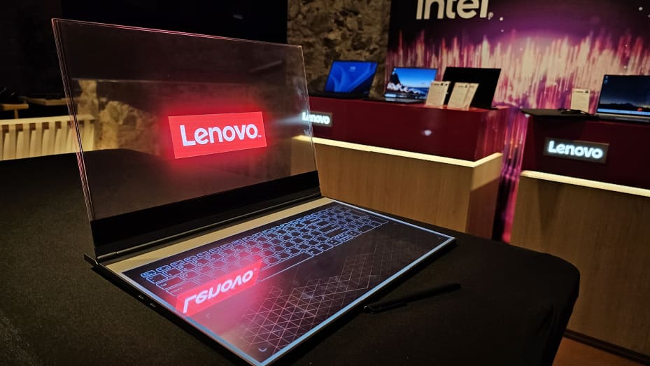 Lenovo Transparent Laptop- A Glimpse into the Future of Computing