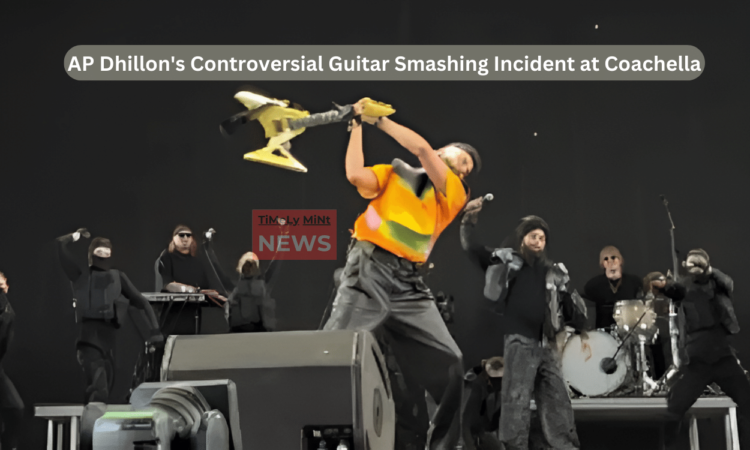 AP Dhillon's Controversial Guitar Smashing Incident at Coachella
